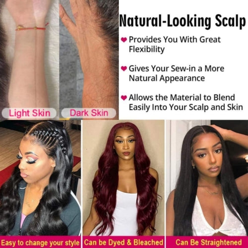 4x6 Lace Closure Wig Human Hair Natural Color Three-Dimensional Body