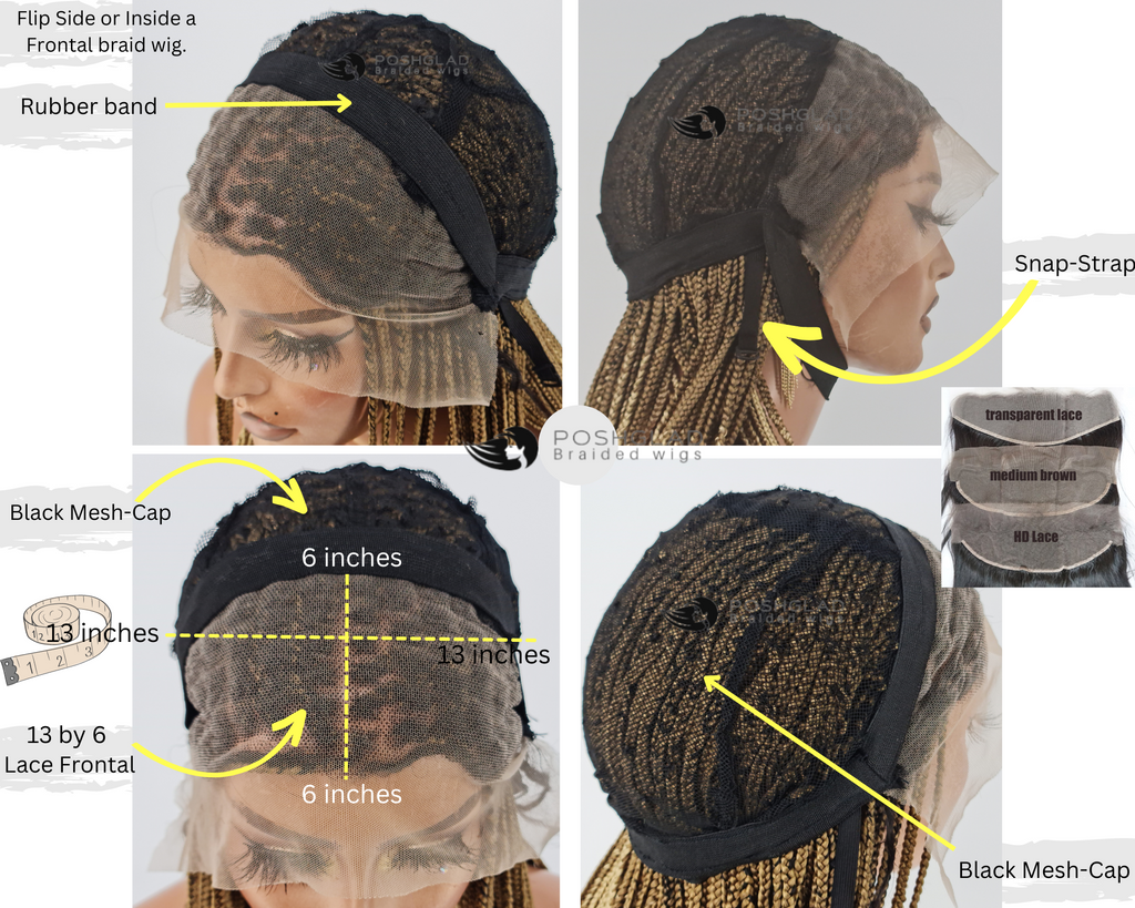 Wig Fab Cornrow 13 by 4 Ready to ship