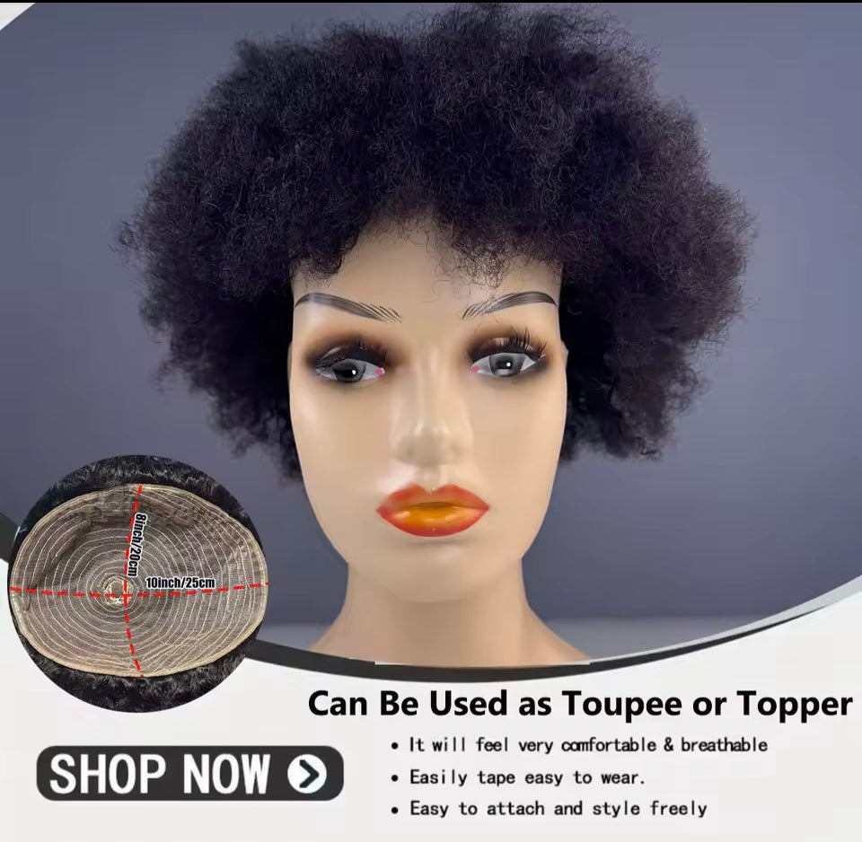 Nique’s Afro Toupee/Topper