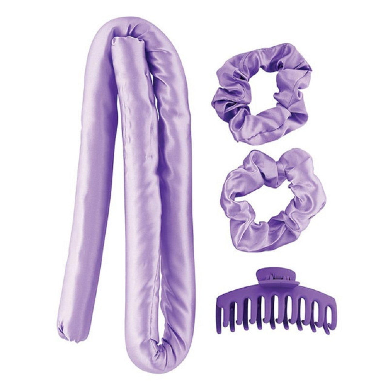 Heatless Roller Set | 4-Piece Hair Curler Set  | Hair Accessories