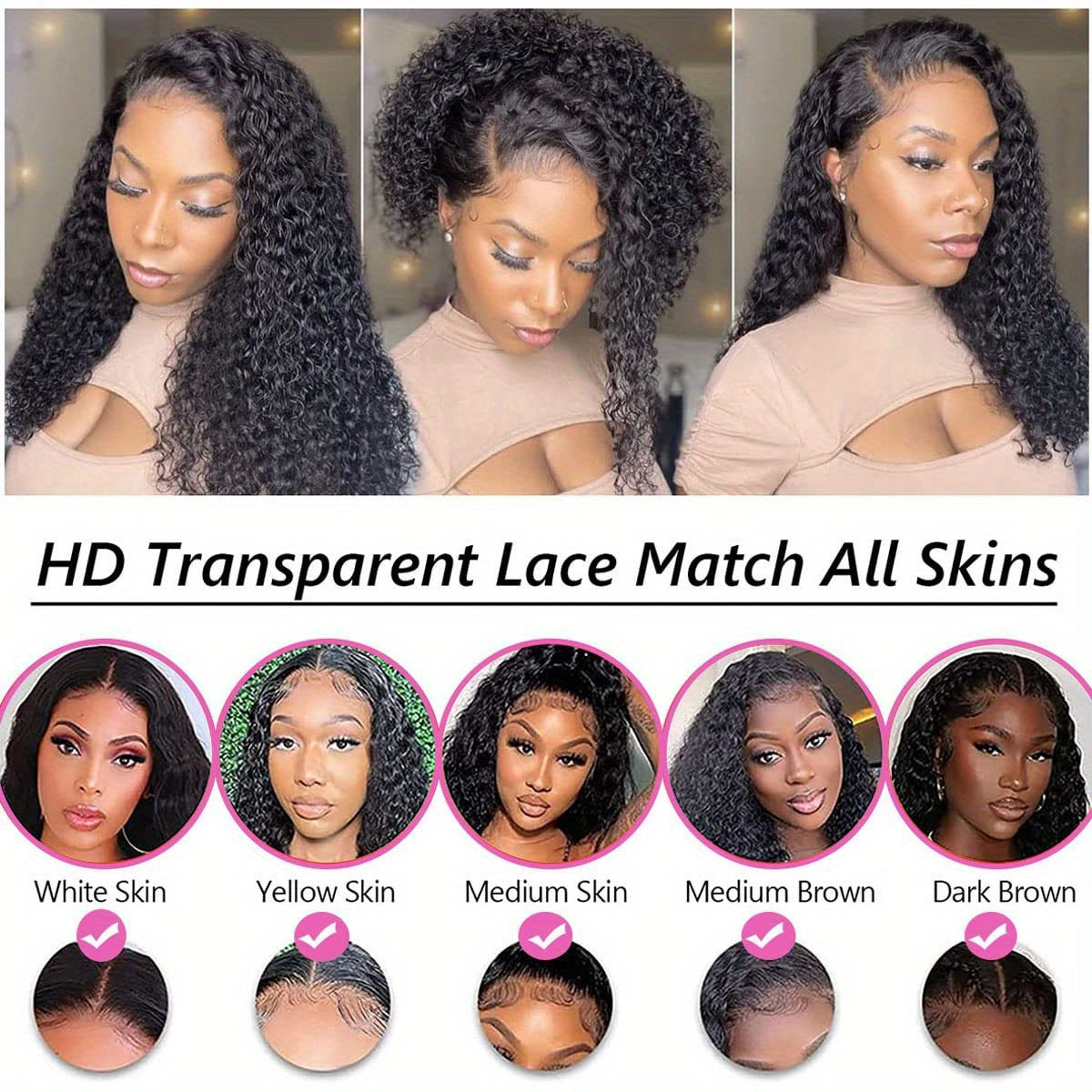 Jerry Curly Lace Front Wig